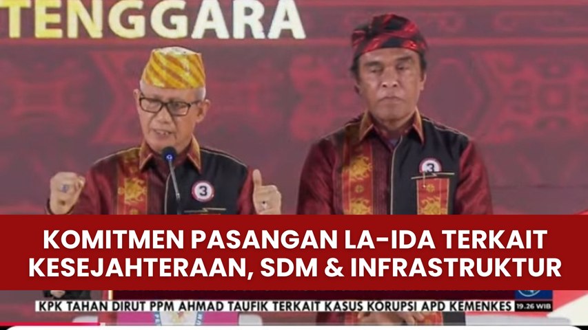 Visi Misi LA-IDA untuk Masyarakat Sultra Terkait Kesejahteraan, SDM dan Infrastruktur