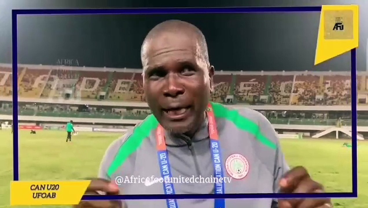 TOURNOI QUALIFICATIF CAN 20 UFOAB Lomé 2024 LA GRANDE FINALE FIN | GHANA  1-2 NIGERIA   la grande joie des joueurs et impressions à chaud du coach Nigérian Stade Kegué de Lomé