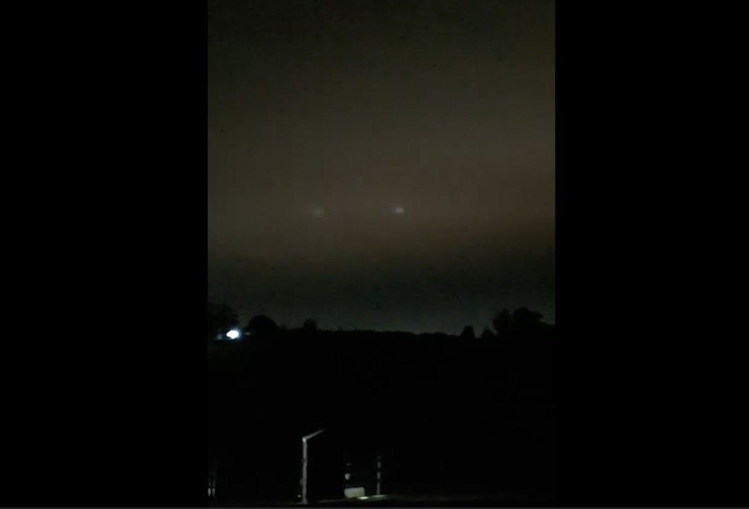 Strange lights in the sky