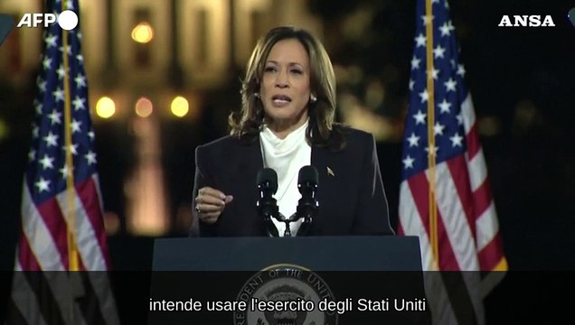 Usa2024, Harris: Trump vuole un potere incontrollato
