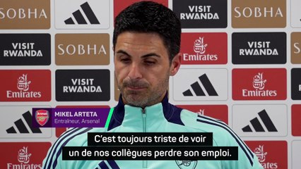 Arteta après le limogeage de Ten Hag : "Personne n'est intouchable"