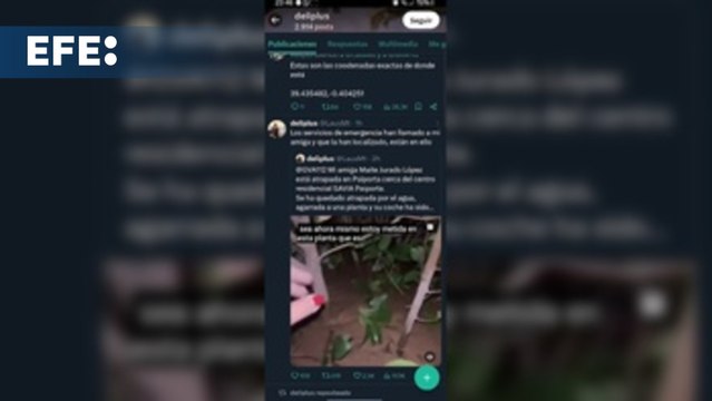 Rastreo redes: Afectados por las lluvias en Valencia piden ayuda en redes sociales