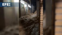 Las lluvias torrenciales han acumuado 435,8 litros por metro cuadrado en Chiva (València)