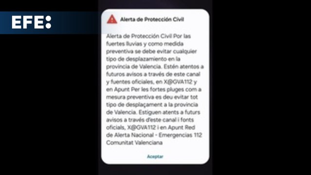 Emergencias activa el aviso Es-Alert a toda la población para que no se desplace