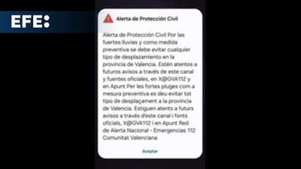 Emergencias activa el aviso Es-Alert a toda la población para que no se desplace