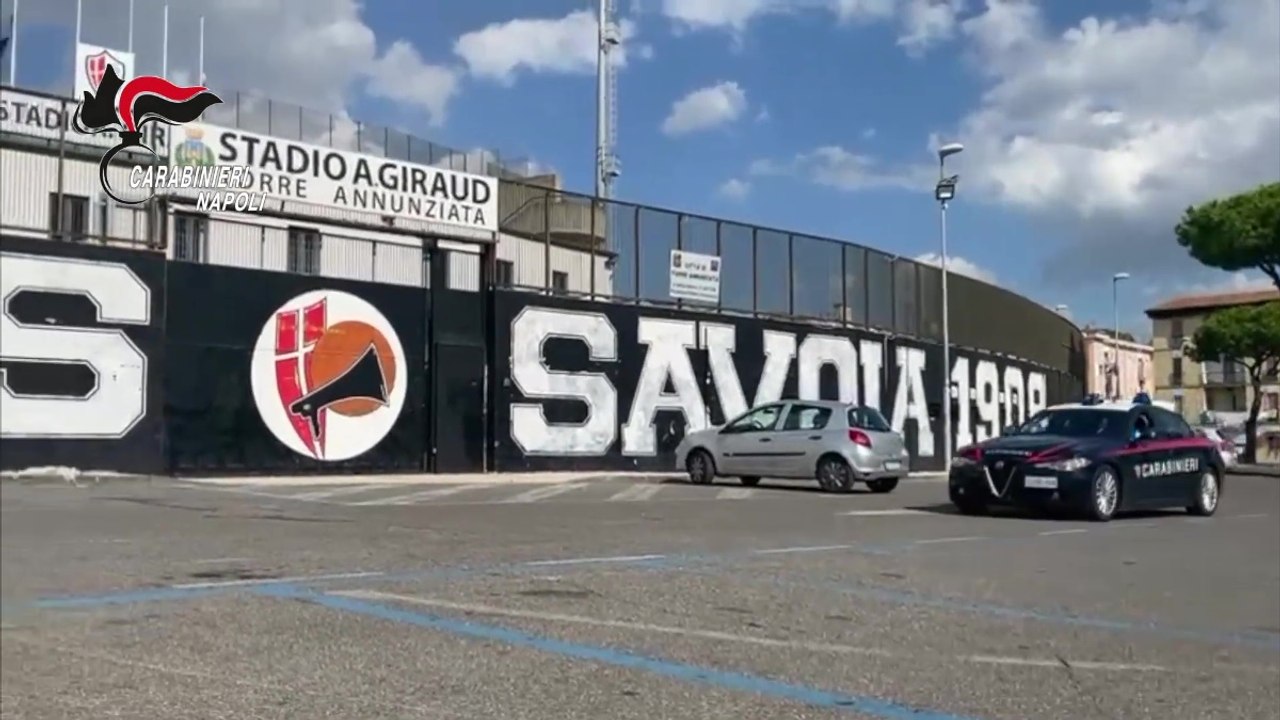 Torre Annunziata, estorsione al Savoia Calcio: 5 arresti nel clan Gionta (30.10.24)