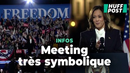 Kamala Harris frappe fort avec ce meeting à Washington à une semaine de l’élection