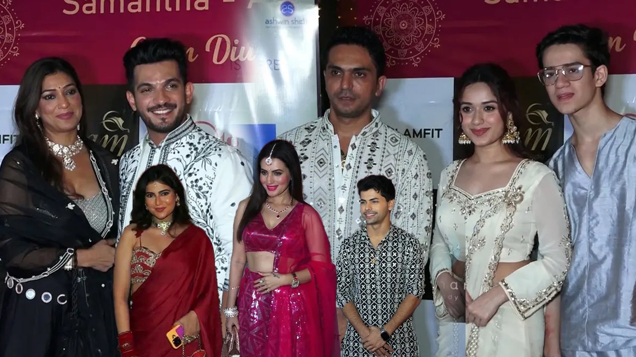Arjun Bijlani से लेकर Jannat Zubair सहित कई सितारे Samantha Abhay Sahil की दिवाली पार्टी में चमके