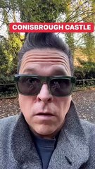 Comic Dom Joly visited Conisbrough Castle during a visit to Doncaster - and here's what he thought