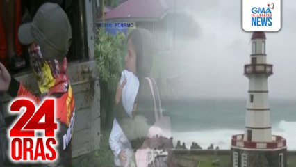 Malakas na hangin, ulan at naglalakihang alon, ramdam sa Batanes; food packs, kinukulang na | 24 Oras