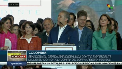 Senador Iván Cepeda amplió denuncia contra expresidente Duque