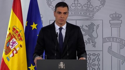 Pedro Sánchez: "No os vamos a dejar solos"