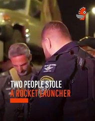 Rocket Launcher Stolen from the Israeli Army