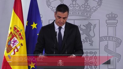 Sánchez promete "todos los medios necesarios": "España llora con vosotros"