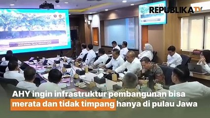 Sambangi Kemenhub, AHY Ingin Pembangunan Infrastruktur Merata