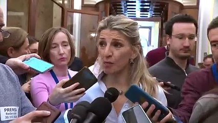 Yolanda Díaz pide "responsabilidad" a las empresas de las zonas afectadas por la dana
