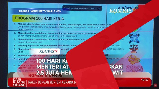 100 Hari Kerja, Menteri ATR/BPN Nusron Wahid Janji Tertibkan 2,5 Juta Lahan Kebun Sawit