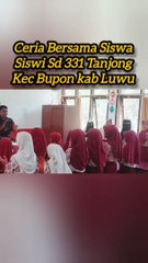 Ceria bersama siswa siswi SDN 331 Tanjong