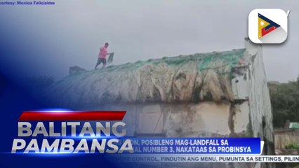Bagyong Leon, posibleng mag-landfall sa Batanes bukas; Signal Number 3, nakataas sa probinsya