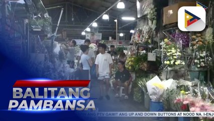 Presyo ng mga bulaklak sa Dangwa, tumaas na; pananalasa ng Bagyong Kristine, nakaapekto