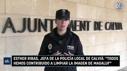 Esther Ribas, jefa de la Policía Local de Calvià: "Todos hemos contribuido a limpiar la imagen de Magaluf"