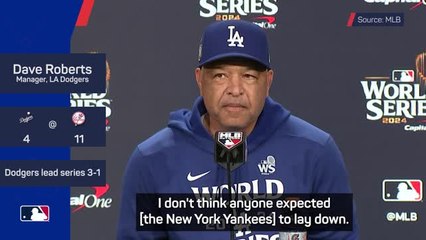 'Dodgers are in a great spot' - Roberts not shaken by Game 4 defeat