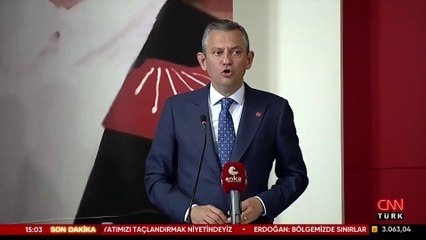 CHP lideri Özgür Özel'den Esenyurt açıklaması