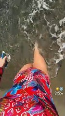 Το story της Κλέλιας Ανδριολάτου από την παραλία