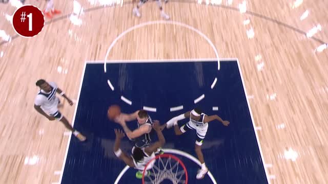 Doncic goes behind-the-back for circus dime