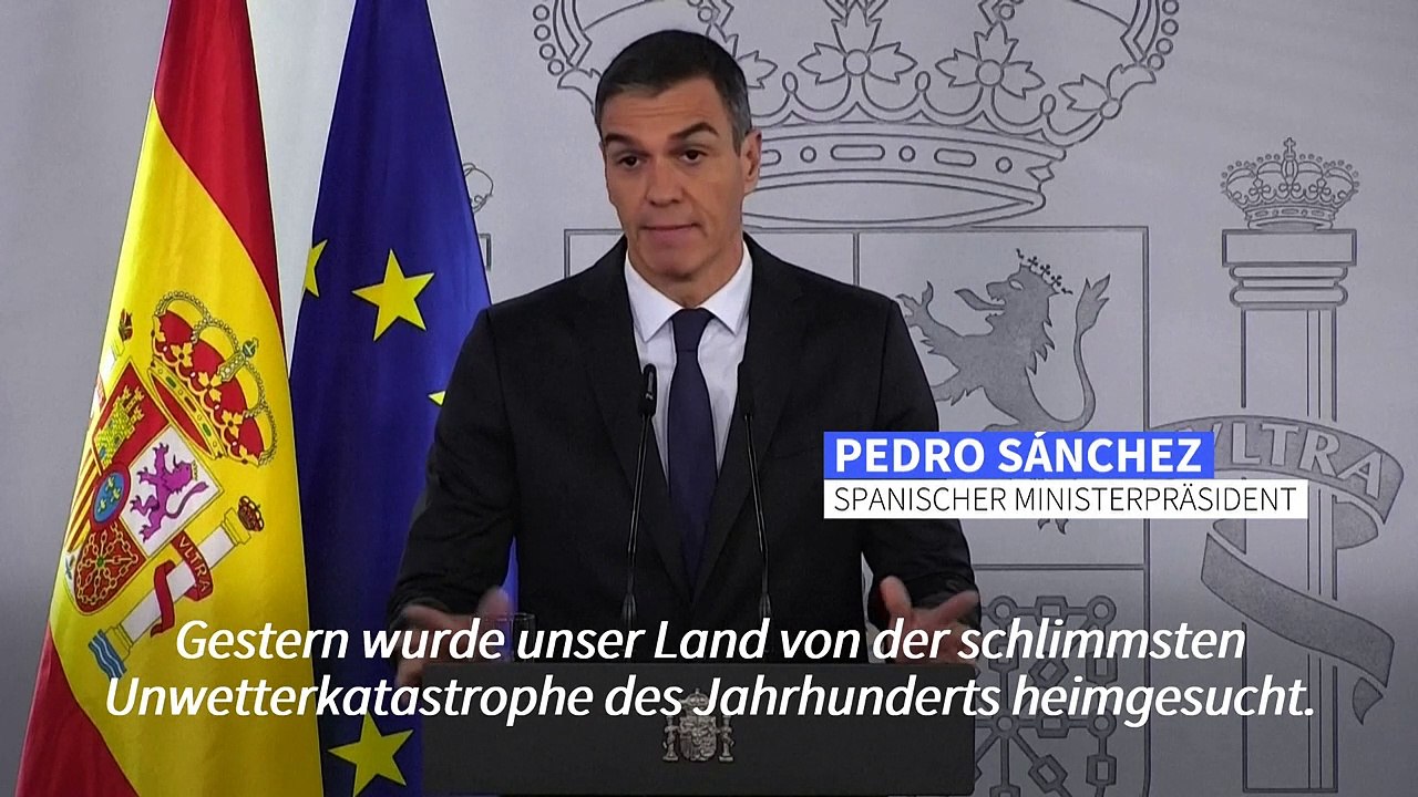 'Jahrhundertflut' in Spanien: Regierung verspricht Hilfen