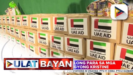 OCD: Bilang ng mga indibidwal na posibleng maaapektuhan ng Super Typhoon Leon, nasa 2.5-M; UAE, namigay ng tulong para sa mga sinalanta ng Bagyong Kristine