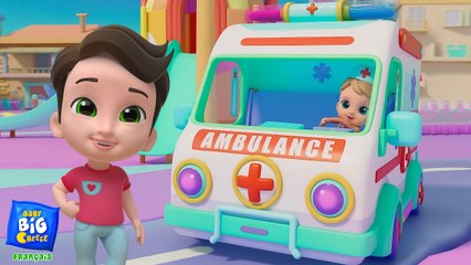 Roues Sur l'Ambulance + Plus Enfants Chansons et Véhicule Rimes en Français