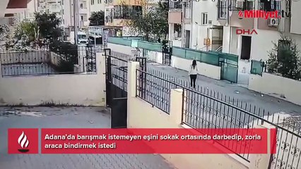 Dehşete düşüren anlar! Önce darbetti sonra kaçırmaya çalıştı