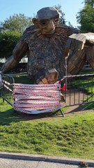 A Troll Sculpture in Santiago, Chile 