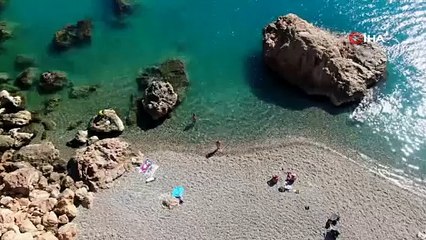 Antalya'da yazdan kalma görüntüler