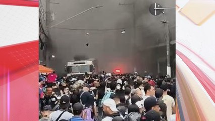 Incêndio atinge shopping no Brás no centro de São Paulo; veja vídeo