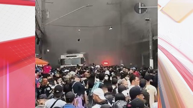 Incêndio atinge shopping no Brás no centro de São Paulo; veja vídeo