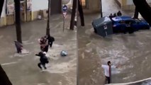 Jerez sufre una fuerte DANA que deja inundaciones y escenas de peligro en las calles