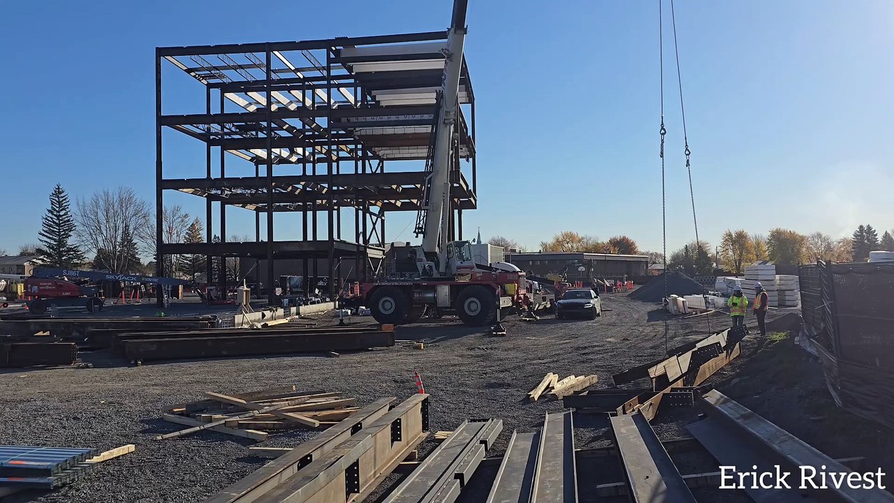 Accident de travail au chantier de Jacques-Leber (Le Reflet - Erick Rivest)