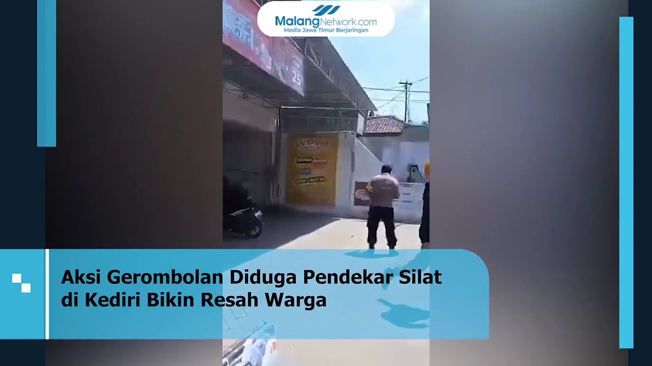 Viral Aksi Gerombolan Diduga merupakan Pendekar Silat di Kediri Membuat Resah Warga