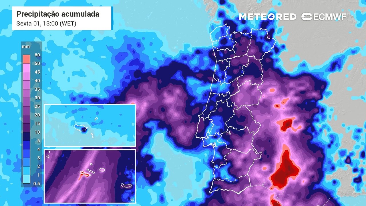 Tempo no Halloween e Dia de Todos os Santos em Portugal: 7 distritos em aviso amarelo por chuva e trovoada