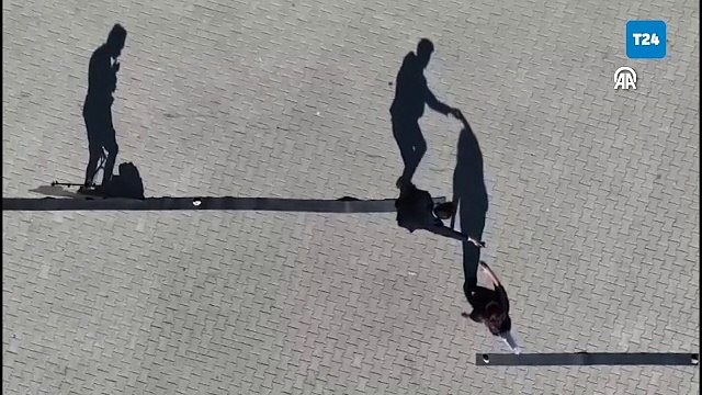 Adıyamanlı öğrenciler Atatürk silüetli koreografiyle Cumhuriyet Bayramı'nı kutladı