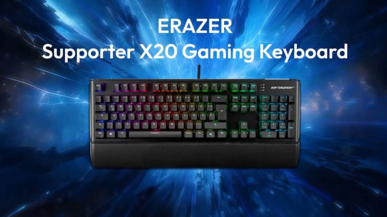 Medion zeigt die neue Erazer Supporter X20 Gaming-Tastatur im Trailer