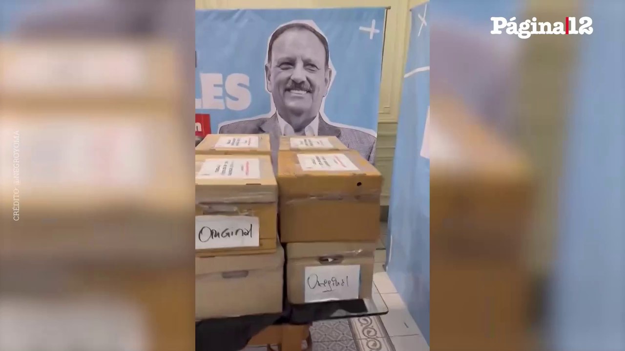 Yoma compartió un video de la presentación de 72.000 avales por la lista "Federales" de Quintela