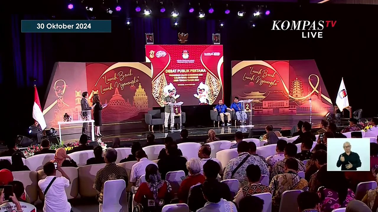 [FULL] Andika Perkasa dan Hendrar Prihadi Paparkan Visi Misi di Debat Perdana Pilkada Jateng 2024