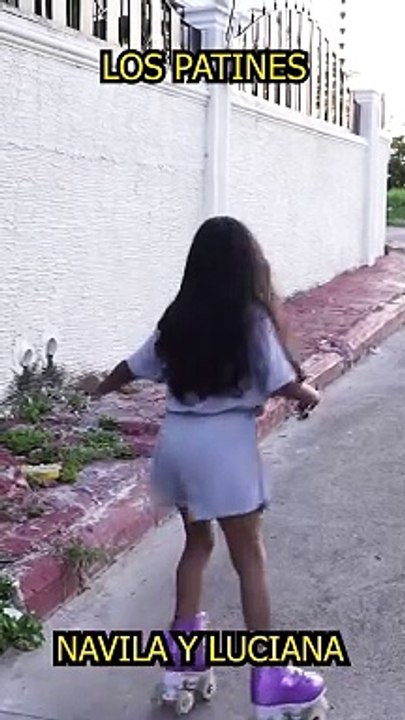 Los patines de navila y luciana #luciana #humor #navila #patines