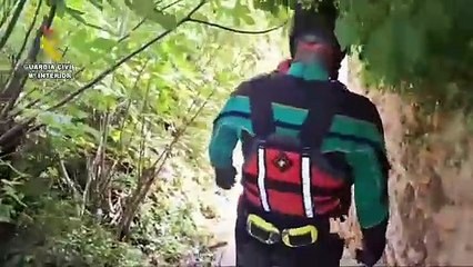 Imágenes de la Guardia Civil en Letur, Albacete