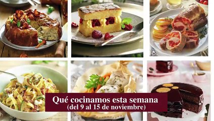 Qué cocinamos del 9 al 15 de noviembre - Cocina Fácil