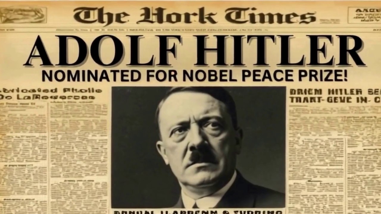 How Hitler got nominated for the Nobel Peace Prize! (A TRUE EVENT)