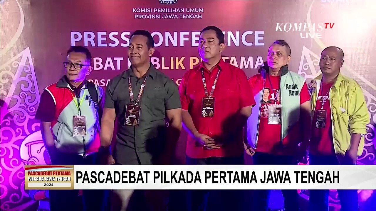 [FULL] Konpers Pasangan Andika Perkasa-Hendrar Prihadi Pasca Debat Pilkada Jateng